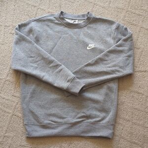 Nike Women's Classic Gray Crewneck Sweater